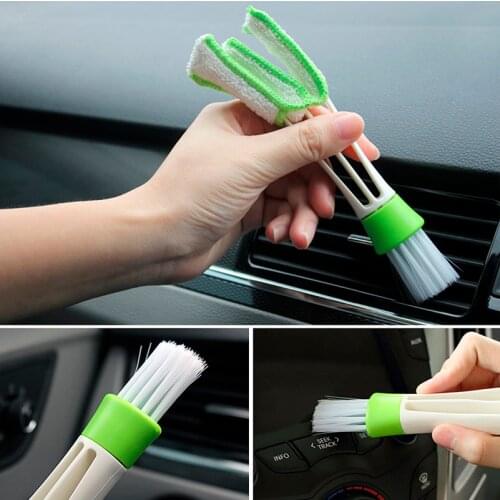 Car Cleaning Brush for Ford Focus 3 Volvo Fiat 500 Punto Peugeot 207 Opel Astra g h Insignia Renault Megane 2 Clio Duster Skoda