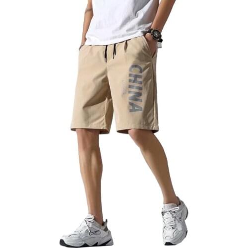 Men Shorts Jogging Fitness Short Jogger Mens Sweatpants Letter Printed Summer Soft Beachshorts