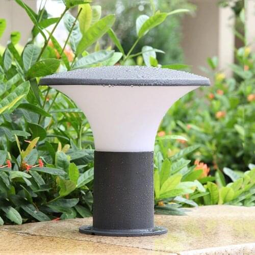 Mushroom stigma lights, aluminum pillar lights