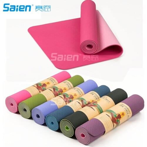 Thick Exercise Yoga Floor Mat Nbr 24 X 72 Inches Great for Camping Cardio Workouts Pilates Gymnastics With Carrying Strap