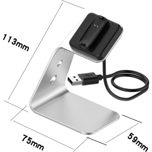 USB Charging Stand Dock for Fitbit Ace 3/ Fitbit Inspire 2 Smart Watch Charger Stand Cable for Ace3 Accessories
