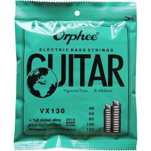10 Sets Lot Orphee VX130 Electric Bass Strings (.040 .060 .080 .100 .120)
