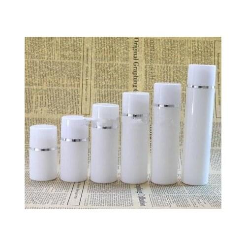 100ml 150ml Empty Airless Pump bottles Gold Line Lotion Vacuum Cosmetic Containers Women Make up Travel bottle Maquiagem 10pcs