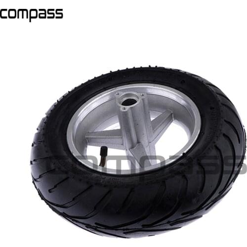 110/50-6.5 Rear Tire + Wheel Rim for 47cc 49cc Mini Pocket Bike
