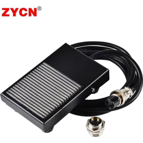 2/3 Pins Foot Pedal Power Controller Switch For TIG ATGW Plasma Cutting Welder Spot Weldding Machine Momentary Electric Iron TFS