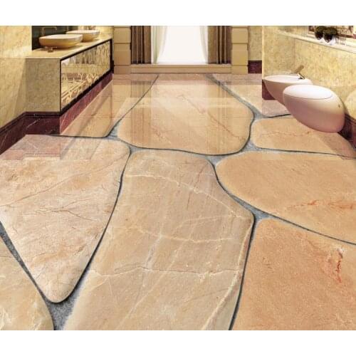 3d Floor Wallpaper Custom Photo Cobblestone Wallpaper 3d Flooring Wallpapers For Living Room Self Adhesive Wallpaper