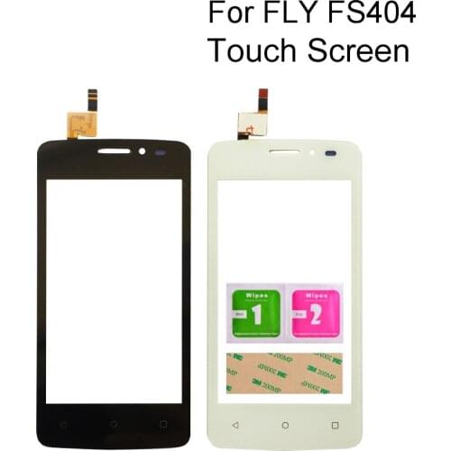 4.0" Mobile Touch Screen For Fly FS404 Digitizer Front Glass Lens Sensor Panel Tools 3M Glue