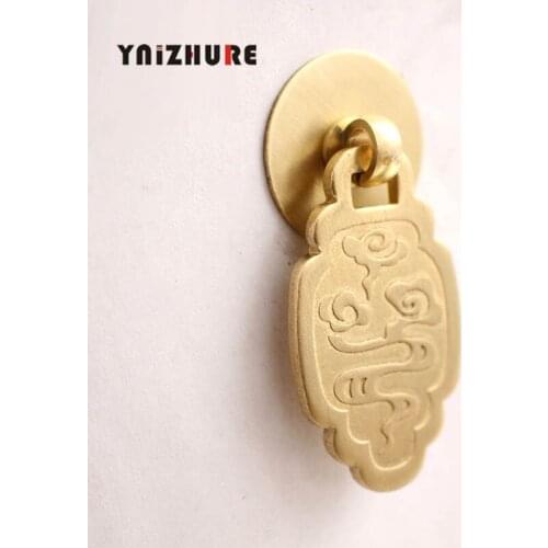 4PCS Antique Cabinet Handle Chinese Style Vintage Furniture Knob Creative Box Shoes Closet Drawer Pull Medicine Cabinet Handles