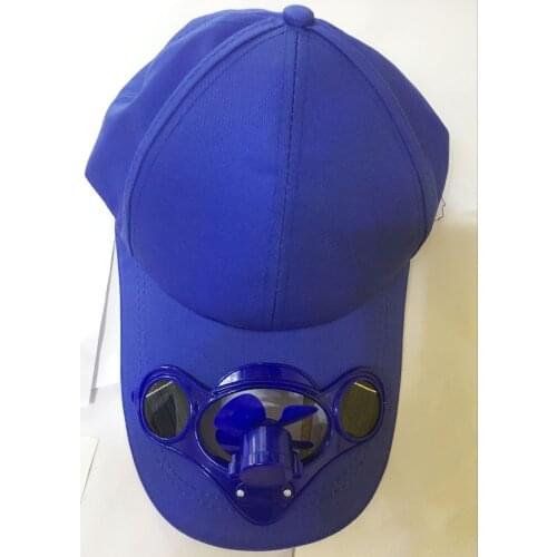 Baseball Hat Solar Electric Fan Baseball Hat Outdoor Travel Hat Battery Fan Hat Fishing Hat
