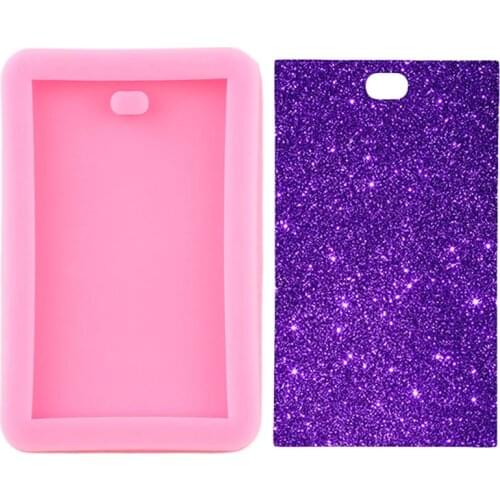 Shiny Rectangle Silicone Mold Epoxy Resin Jewelry Making Keychain Molds Polymer Clay Mould Fondant Cake Decorating Tools