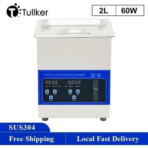 1.3L/2L Digital Ultrasonic Cleaner Bath Circuit Board Metal Remove Oil Dirty Rust Jewelry Clinic Glass Ultra Sonic Clean Washer