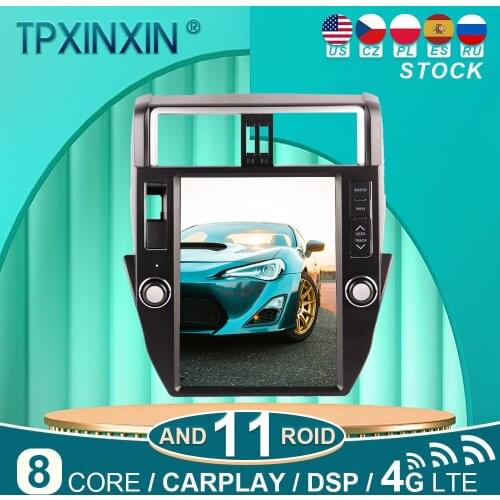 For Toyota Prado 2012-2017 Android 11 Car Stereo Radio with Screen Tesla Radio Player Car GPS Navigation Head Unit
