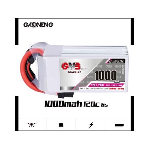 GNB GAONENG 1000mAh 2 / 3 / 4 / 5 / 6S 120/240C Four Axis Traversing Aircraft Remote Control UAV Lithium Battery