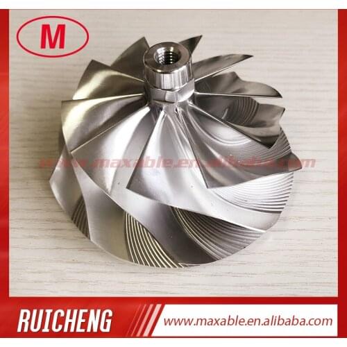 GT45 98.10/101.66mm 10+0 Blades turbo aluminum 2618/milling/Billet compressor wheel