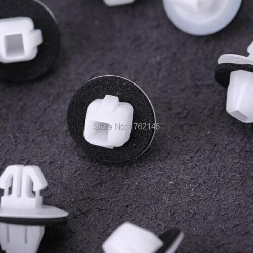 Set of 500x White Rocker Panel Moulding Clips With Sealer 77553-65D00 7755365D00 For Suzuki SX4 Grand Vitara 4-Door