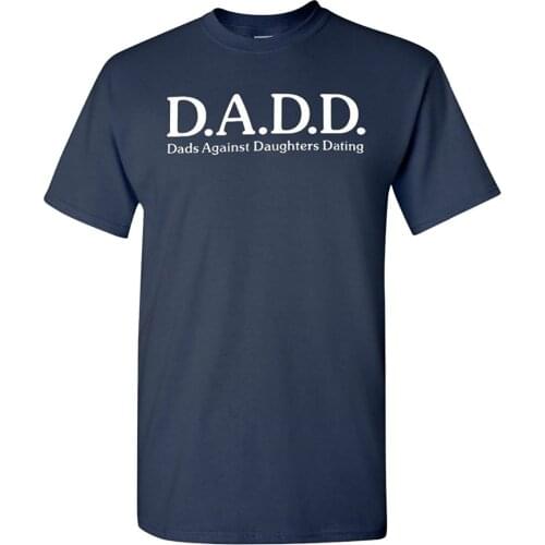 Mans Unique Cotton Short Sleeves O-Neck T Shirt Top Ten Rules with Dads Against Daughters Dating Adult T-Shirt