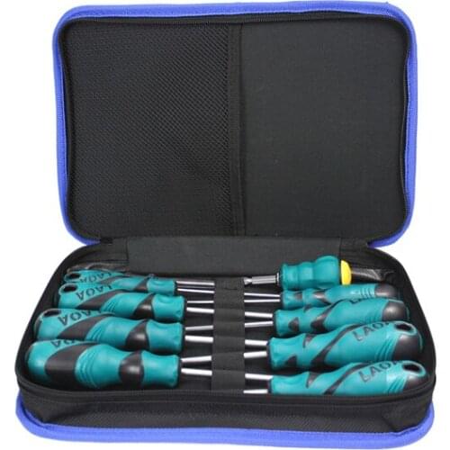 9 Piece Set Screwdriver With Chrome Molybdenum Steel 9 Packaging Material Of Cr Mo Steel With High Hardness