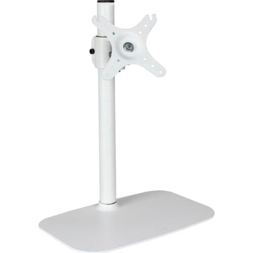 14"-32" Height Adjustable Metal Base Monitor Desktop Stand Single Screen Mount Holder Tilt Swivel Computer Soporte Arm Mesa DZ20