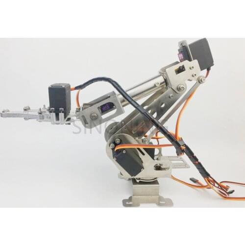 New 6DOF robotic Arm claw stainless steel 6 Axis Clamp Rotating Mechanical for Arduino Raspberry
