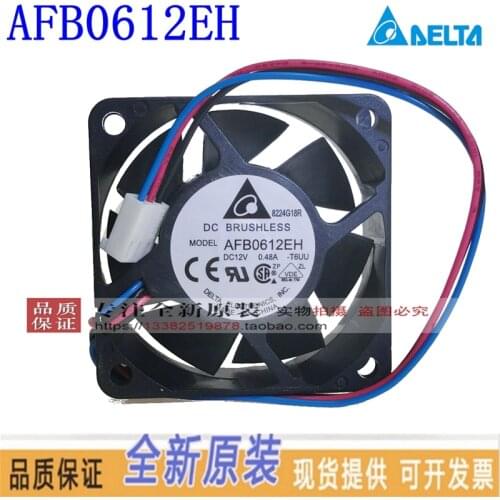 6025 AFB0612EH 6cm / CM 12V 0.48A Ball Cooling Fan 60 * 60 * 25MM