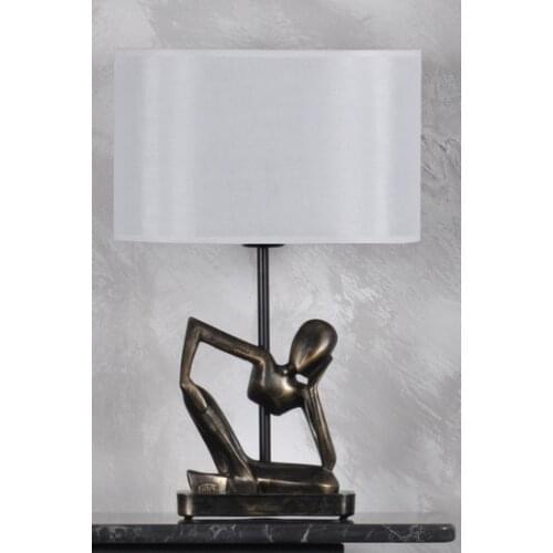 New Modern Designed Human Lampshade Gold White Lampshade