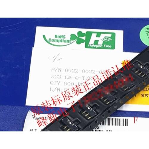 Original new 100% import DIP ultra small micro chip 2gear 3pin toggle switch side sliding dial switch 5P