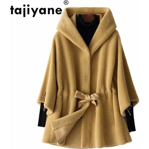Autumn Jacket Wool Winter Coat Women Clothes 2021 Real Fur Coat Korean Vintage Sheep Shearling Suede Lining Women Tops ZT3758