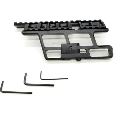 Quick Detach Rail Scope Mount Base Picatinny Side MOUNT Rail Mounting For AK 47 SIDE RAIL AK 74 Ak side mount