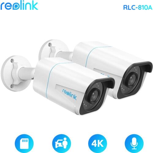 Reolink Human/Vehicle DetectionSmart IP Camera 5MP PoE Outdoor Infrared Night Vision Bullet Camera RLC-510A