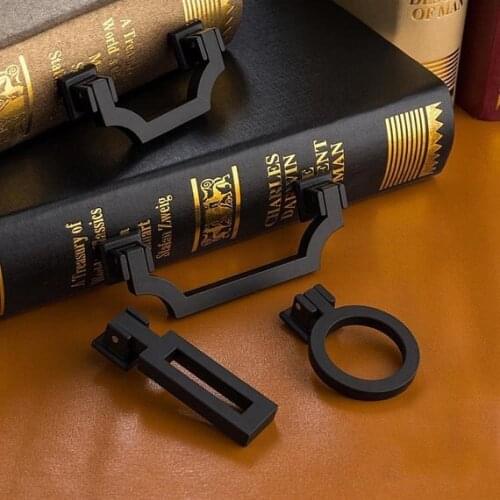 2.5'' 3.75" Black Drawer Pulls Drop Ring Handles Dresser Bail Swing Knobs Pull Cabinet Door Pull Handles Kitchen Cupboard Pull