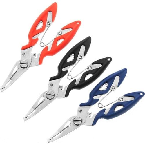 Fish Plier Braid multi Tool scissor Opener tackle Control remover lure bait Cutter fly Line Wire Fisherman Split Ring angle hook