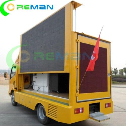Dot matrix p6 rgb smd lamp outdoor car truck led tv panel display shenzhen store