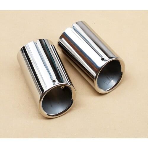 Rear Muffler Tail Pipe Silencer Exhaust Cover Part Decoration Fit For VW Tiguan 2009-2014 Accessories