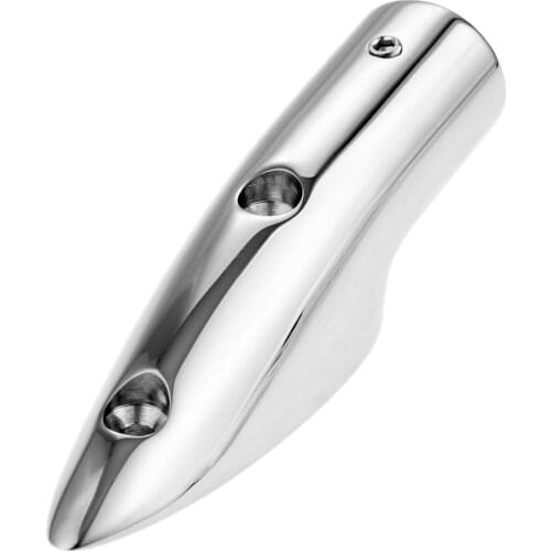 22mm 7/8 Inch Tube Marine Grade 316 Stainless Steel Boat Rail End Boats Tubing Hand Rail Fitting For Sailboat/Powerboat Railing