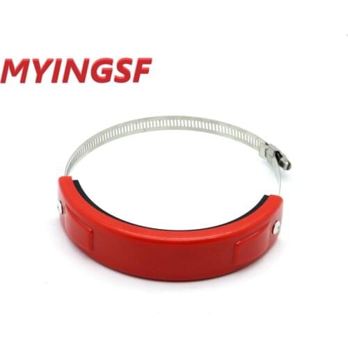 Silencer/Round Oval Exhaust Protector Cover For EXC-F/EXC/SXF 450/350/530/525/500 Racing 4T Motorcycle Accessories Silencer/Rou