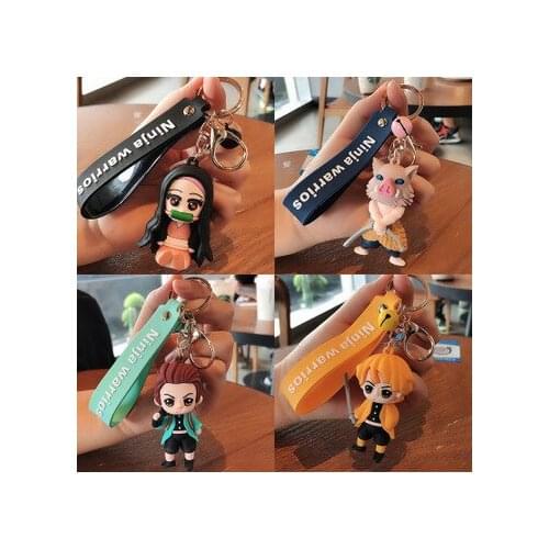 Cosplay ghost blade the same key chain backpack chain cartoon doll