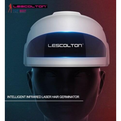 Lescolton Hair Loss Treatment Device Promote Hair Regrowth Medical Cap Hair Helmet Infrared Laser Therapy Massage Machine