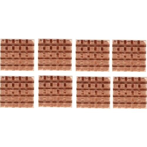 8pcs/Set Copper Copper Heat Sink Ram Heatsinks For VGA GPU DDR DDR2 DDR3 RAM Memory IC Chipset Cooling Copper Heat Sink