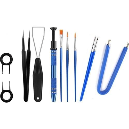 Mechanical Keyboard Tweezers Lube Tool Brush Switch Stem Puller IC Claw Holder for Cherry Kailh Gateron TTC Candy Switch