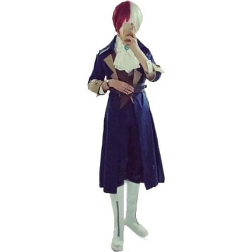 My Hero Academia Boku no Hero Academia TODOROKI SHOTO Cosplay Costume with belt
