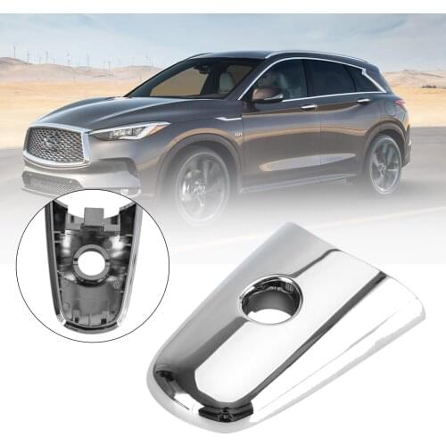 Areyourshop Chrome Door Handle Escutcheon For Infiniti QX60 QX70 QX80 2008-2019 80646-1BA0A Car Auto Parts
