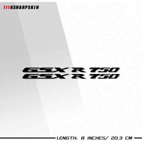 Stickers Motorcycle bicycle fuel tank sticker wheel helmet MOTO waterproof reflective logo decal For SUZUKI GSXR750 gsx r 750