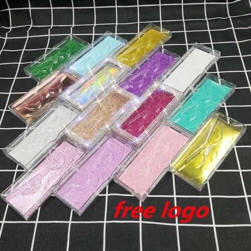 Mink Lashes Bulk Fluffy 25 mm Mink Eyelashes Makeup Dramatic Long False Eyelashes Extension Free Eyelash Packaging Box
