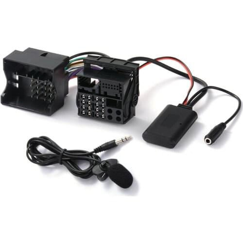 NEW Car Bluetooth 5.0 Music Cable Module AUX Adapter With Microphone for Fiesta Focus C-Max MK1 MK2