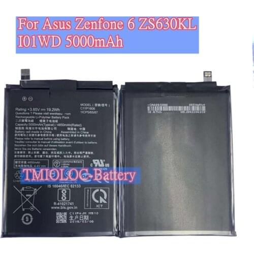 New Original High Quality C11P1806 5000mAh Battery For ASUS ZenFone6 ZS630K ZenFone 6 6z + Tools