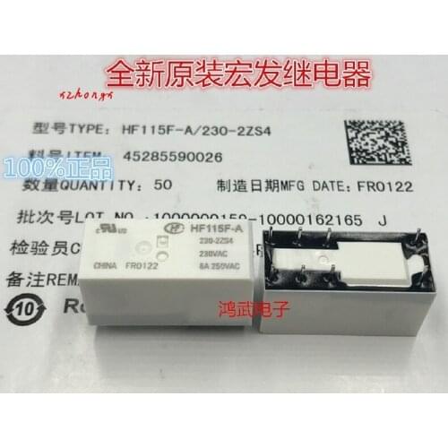 Original HF115F-A-115-2ZS4AF 1150VAC relay group 2 conversion