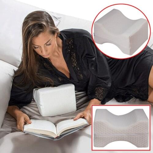 Knee Leg Pillow For Sleeping Cushion Support Between Side Sleepers Rest White