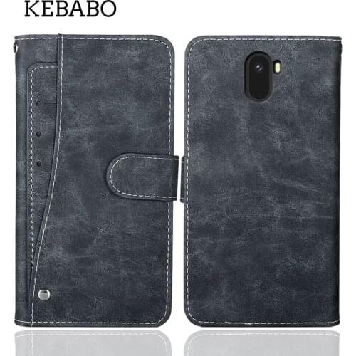 Luxury Wallet MTC Smart Bit Case 4.95" Vintage Flip Leather Business Protective Cover For MTC Smart Bit Case With Card Slots