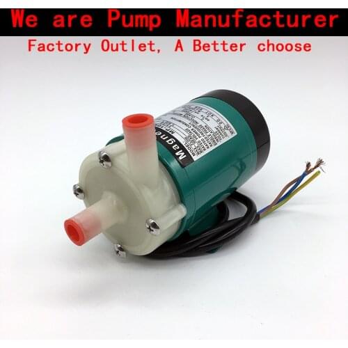 Water Pump 220V MP-10RN 5~11L/min(60HZ: 8~12L/min) Magnetic Drive Circulation Pump Acid and alkali corrosion