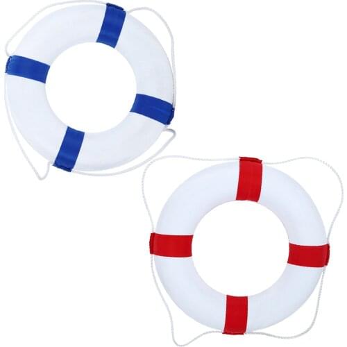 Life Ring Summer Outdoor No Leakage Lightweight Swim Foam Life-saving Swimming Ring Buoy With Nylon Rope